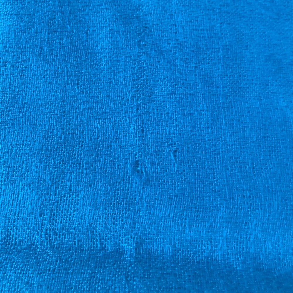 Pashmina Scarf Wrap Shawl - Turquoise Blue - 100% Pashmina- Paisley Pattern - Picture 6 of 8